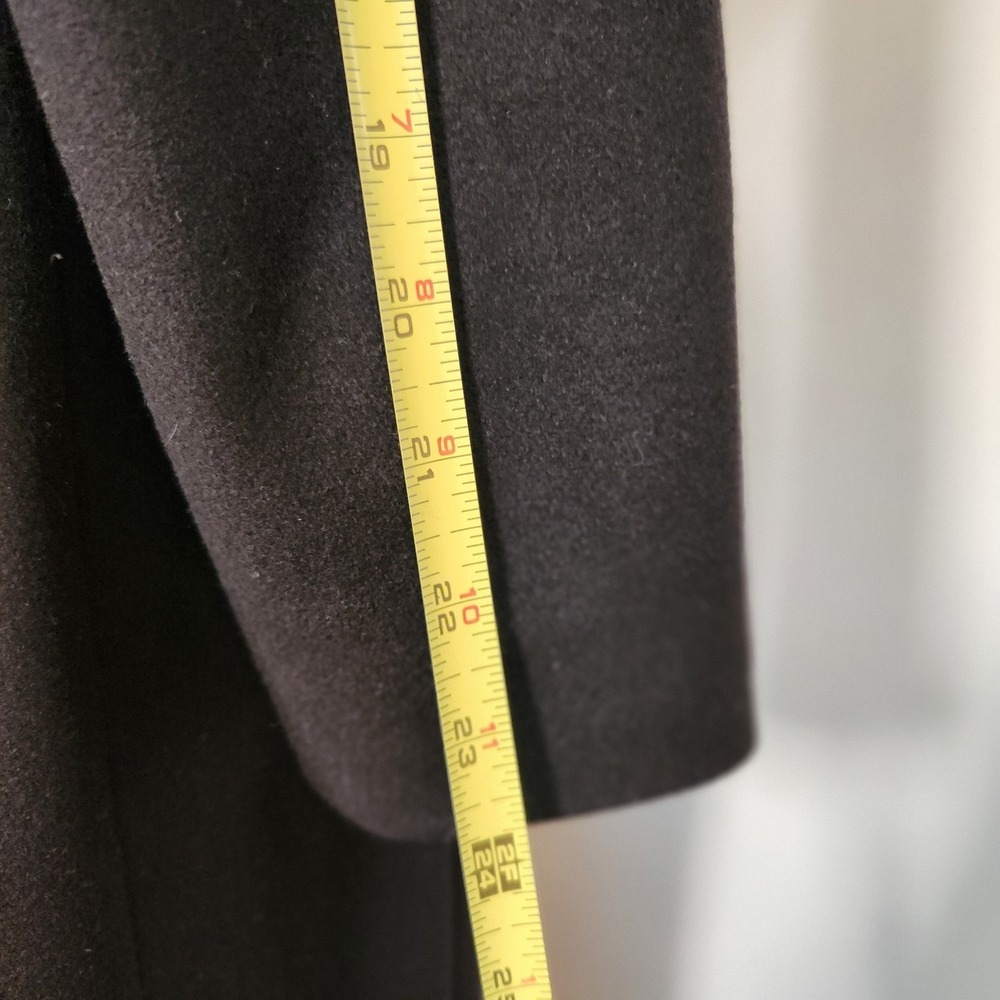 Ted Baker Black Celebrating 50 Years Belted Wool Trench Coat Size 1 XS - Picture 8 of 14